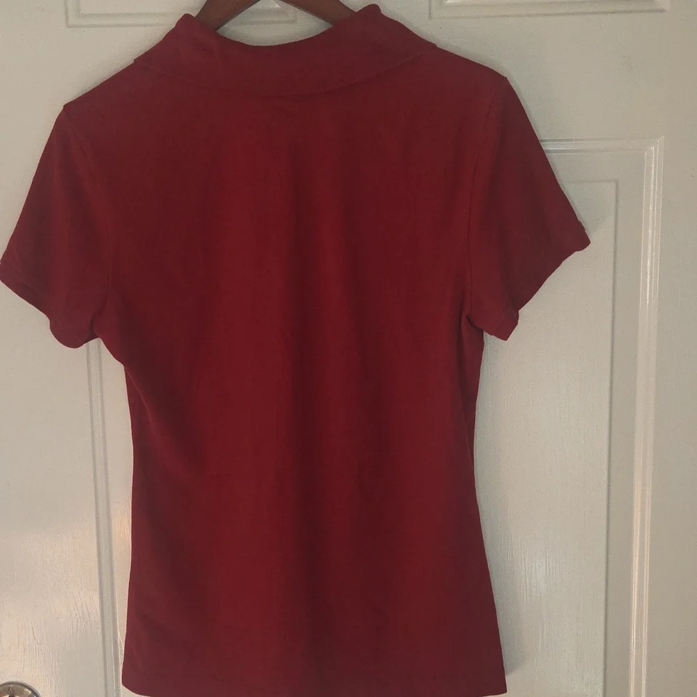 Tommy Hilfiger men's Red Polo Size L - Picture 5 of 6